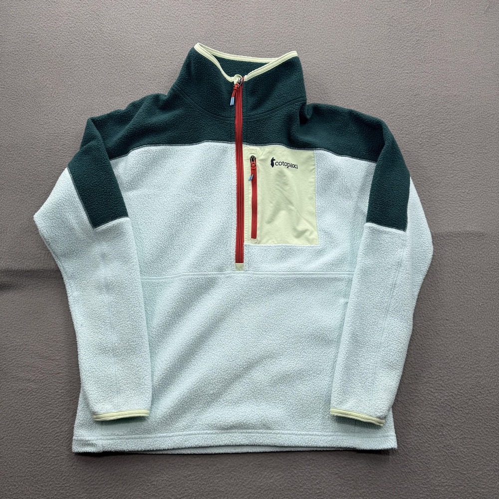 Cotopaxi Jacket Womens Medium Multicolor Cascara Fleece 1/2 Zip Hiking Outdoor